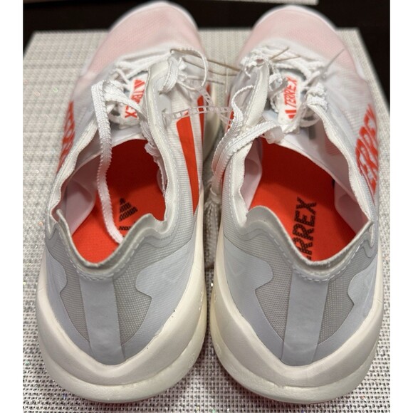 Adidas  Terrex Agravic Speed Trail Running Shoes Men’s Size 9.5 White Orange main image 4